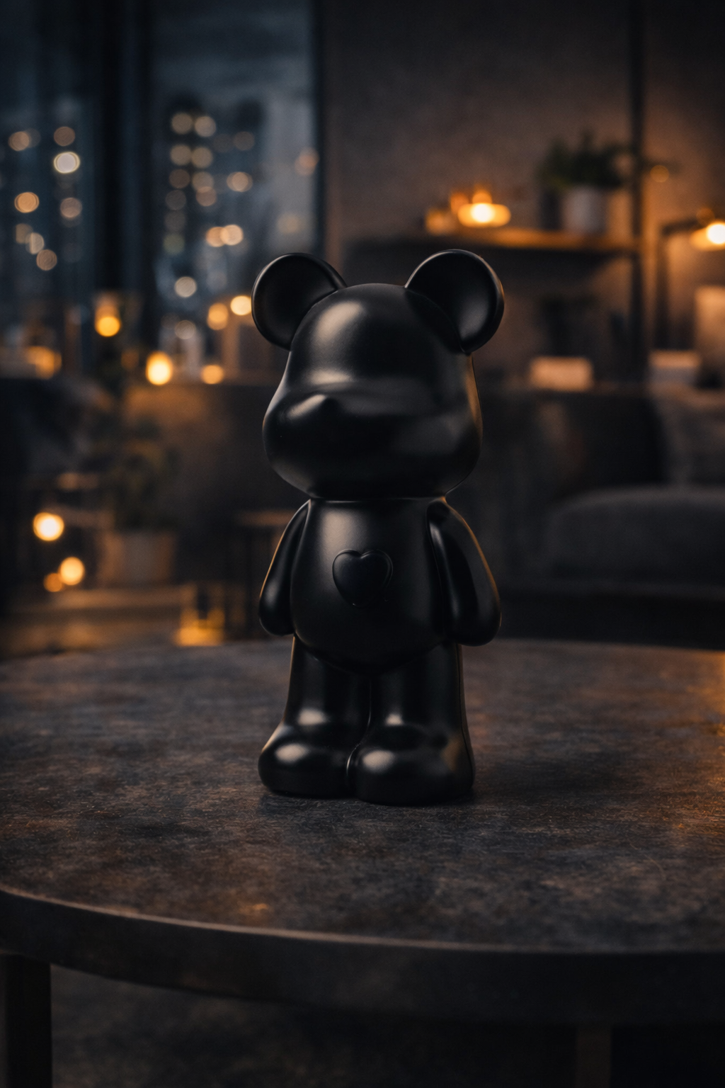 Black Heart Bear – Ikonisches Design-Statement