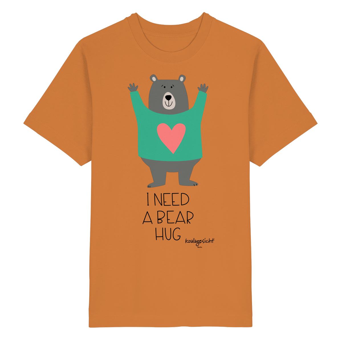 Bear Hug - Oversized Organic Shirt - Heavy Oversized Organic Shirt