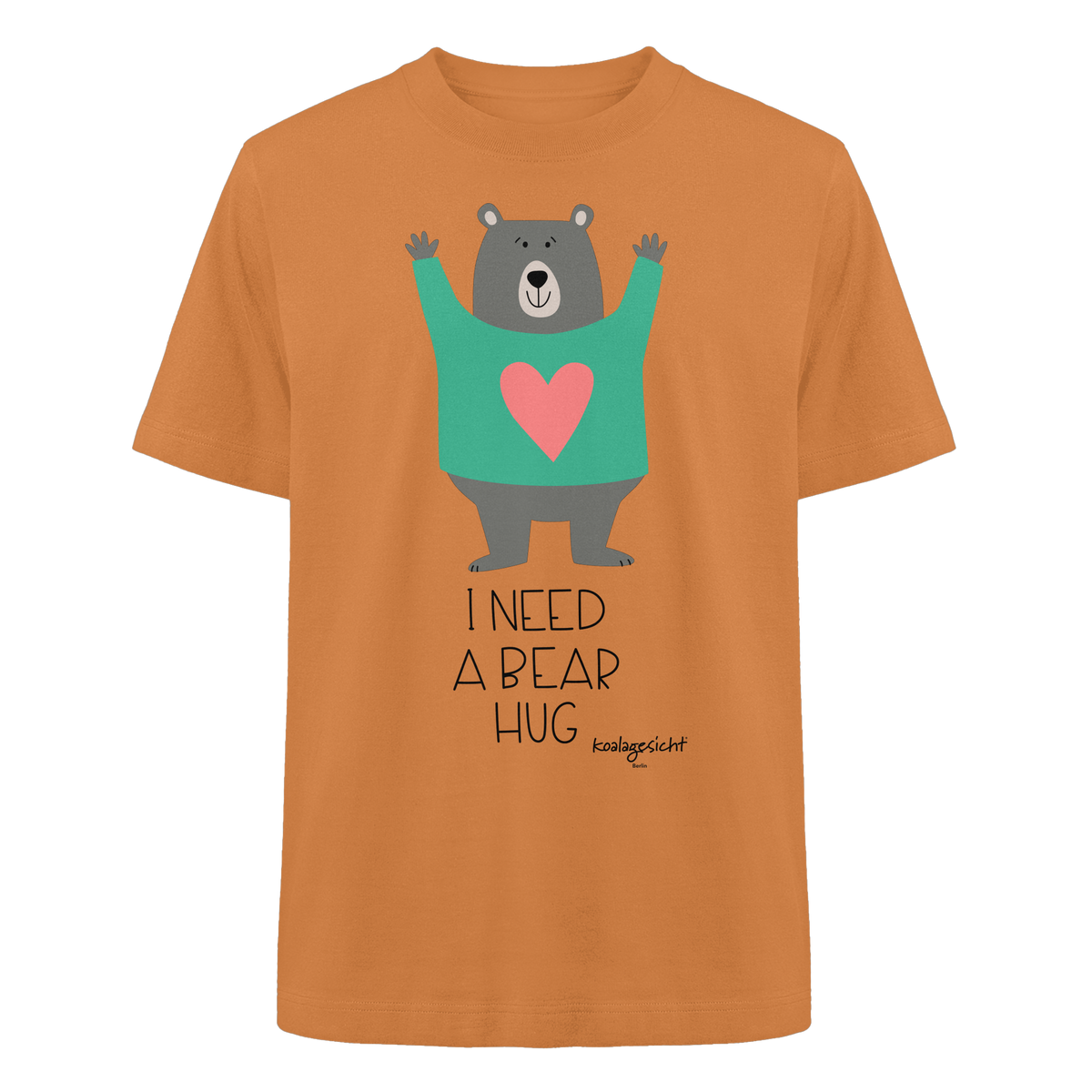 Bear Hug - Oversized Organic Shirt - Heavy Oversized Organic Shirt
