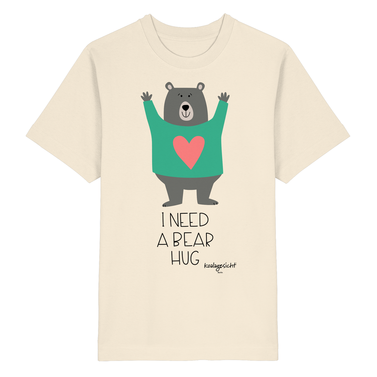 Bear Hug - Oversized Organic Shirt - Heavy Oversized Organic Shirt