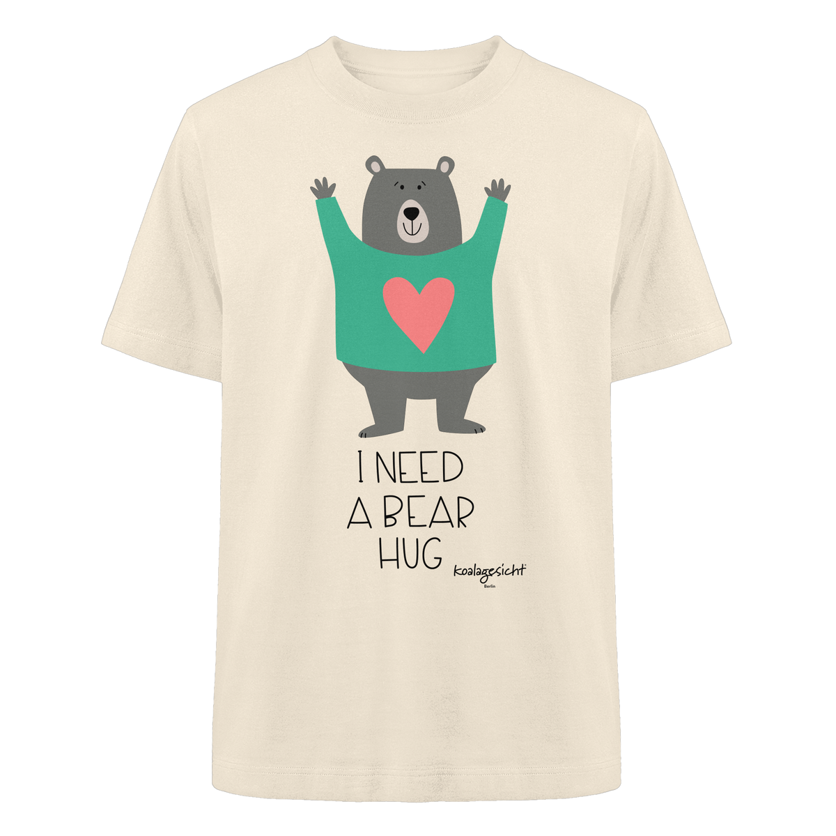 Bear Hug - Oversized Organic Shirt - Heavy Oversized Organic Shirt
